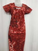 Traditional Chungidi Nighty, 55 Inches Length - Maroon - Image 4