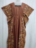 Cotton Kaftan Nighty - 55 Inches Length - Image 4