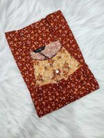 Traditional Cotton Nighty, 55 Inches Length - Brown - Image 3