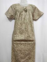 Traditional Cotton Nighty, 55 Inches Length - Image 4