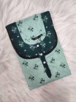 Comfortable Churidar Model Cotton Nighty, 55 Inches Long - Light Green - Image 3