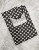 Traditional Cotton Frock Nighty, 55 Inches Length - Black - Image 3