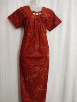Traditional Cotton Nighty, 55 Inches Length - Image 4