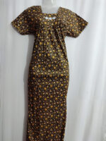 Traditional Cotton Nighty, 55 Inches Length - Image 4