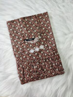 Traditional Cotton Nighty, 55 Inches Length - Image 3