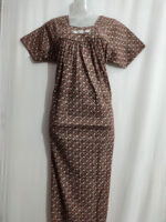 Traditional Cotton Nighty, 55 Inches Length - Image 4