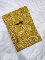 Traditional Cotton Nighty, 55 Inches Length - Yellow - Image 3