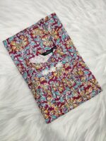 Traditional Kalamkari Cotton Nighty, 55 Inches Length - Rose - Image 3