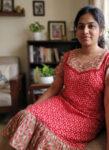 Short And Trendy Cotton Nighty - Red