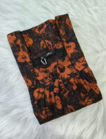Traditional Cotton Nighty, 55 Inches Length - Black - Image 3