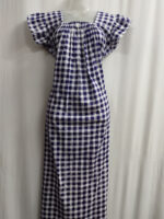 Traditional Cotton Nighty With Elastic Neck, 55 Inches Length - Image 4